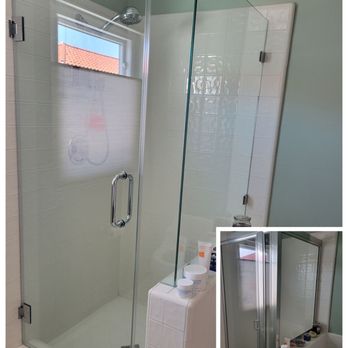 National Renovation - a shower, toilet, and bathtub - Glass & Mirrors Near Me - Anaheim, California