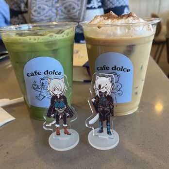 Cafe Dolce - matcha and coffee latte - Cafes Near Me - Torrance, California