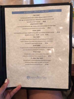 Menu photo 4 Crooked River Grill Carrabelle, FL