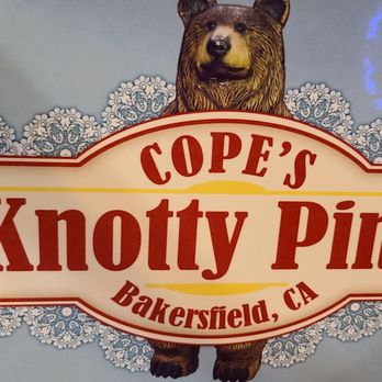 Cope's Knotty Pine Cafe - a bear on a sign - Breakfast & Brunch Near Me - Bakersfield, California