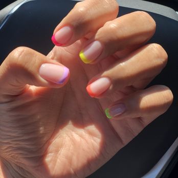 Nailsonme Salon - This photo was a few years back when I had very short nails! It's was a summer   look! - Nail Salons Near Me - Temple City, California