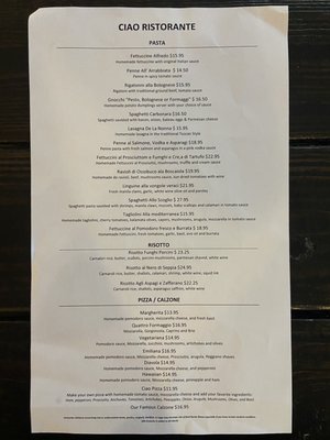 Menu photo 5 Ciao Ristorante Miami, FL