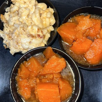 Rob Ben’s Restaurant & Lounge - 2 small sides of yams & mac and cheese - Soul Food Near Me - Emeryville, California Rob Ben’s Restaurant & Lounge - 2 small sides of yams & mac and cheese - Soul Food Near Me - Emeryville, California