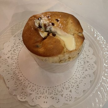 Chez Nous - Chocolate soufflé - French Near Me - Humble, Texas