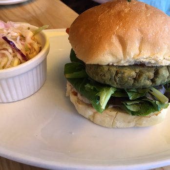 Salt + Smoke - Veggie burger with flax mayo - Bars Near Me - Saint Louis, Missouri Salt + Smoke - Veggie burger with flax mayo - Bars Near Me - Saint Louis, Missouri