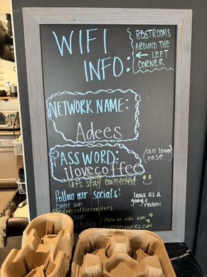 Menu photo 4 Adee's Coffee Roasters Baltimore, MD