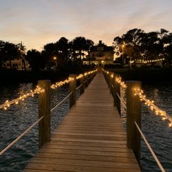 Night Swan Intracoastal B & B - The view from their dock to the main house