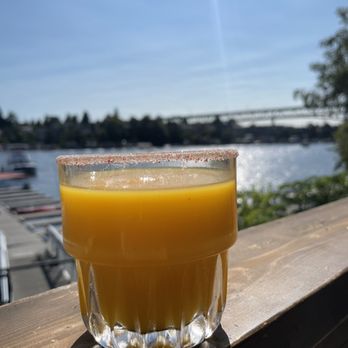 Agua Verde Cafe - Delicious mango slushy! Would definitely recommend on a warm sunny day. - Mexican Near Me - Seattle, Washington