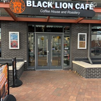 Black Lion Cafe - The entrance - Cafes Near Me - Silver Spring, Maryland