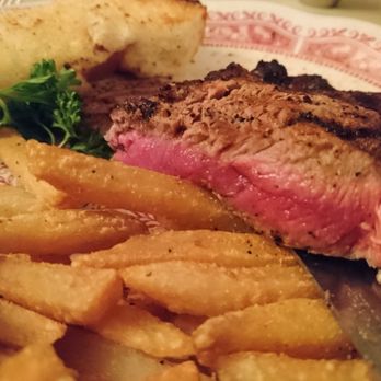 The Hitching Post 2 - 12oz rib eye - rare with fries and garlic toast - Steakhouses Near Me - Buellton, California The Hitching Post 2 - 12oz rib eye - rare with fries and garlic toast - Steakhouses Near Me - Buellton, California