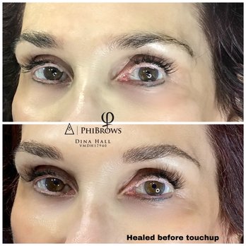 iBrows By Dina - Healed Microblading before touchup - Eyebrow Services Near Me - Tampa, Florida iBrows By Dina - Healed Microblading before touchup - Eyebrow Services Near Me - Tampa, Florida