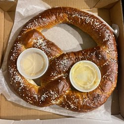 Dave & Buster's Frisco - The pretzel was so big!