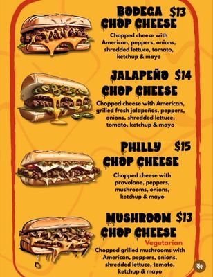Menu photo 5 Chop Cheese Bodega Fresno, CA