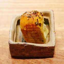 Birdsong - Sea lettuce parker house roll|smoked fish & kelp