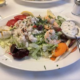 Crab Louie Salad that they mistakenly added shrimp as well. Crab Louie Salad that they mistakenly added shrimp as well.