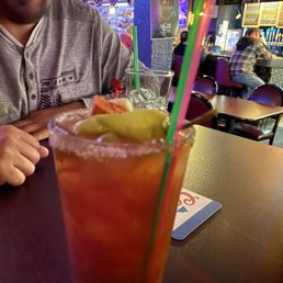 Bloody Mary, spicy but so refreshing. Bloody Mary, spicy but so refreshing.