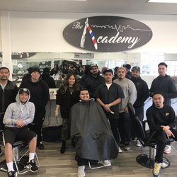 The Academy Barber College - Demo Day! The students really enjoyed this hair coloring class!