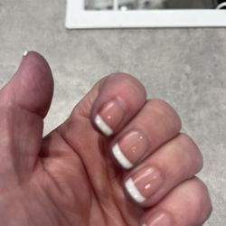 Rainbow Nails - French