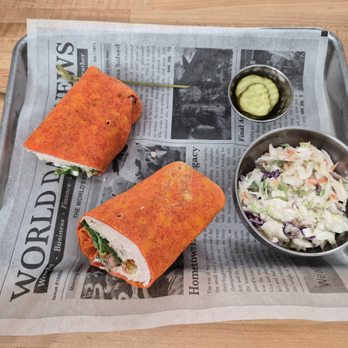 Stonerail Market - This is as delicious as it looked!  Loved the Turkey Wrap and coleslaw! - Wine Bars Near Me - Dover, Delaware
