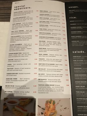 Menu photo 1 Kumori - Ware Mcallen, TX Menu photo 1 Kumori - Ware Mcallen, TX