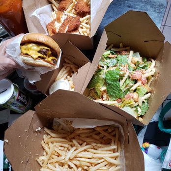 Arcata Pizza & Deli - Garlic fries chicken strips ceasar salad out burger bomb delicious - Pizza Near Me - Arcata, California Arcata Pizza & Deli - Garlic fries chicken strips ceasar salad out burger bomb delicious - Pizza Near Me - Arcata, California