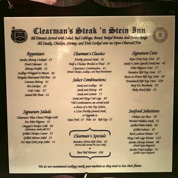 CLEARMAN’S STEAK ‘N STEIN - Updated July 2025 - 1593 Photos & 1770