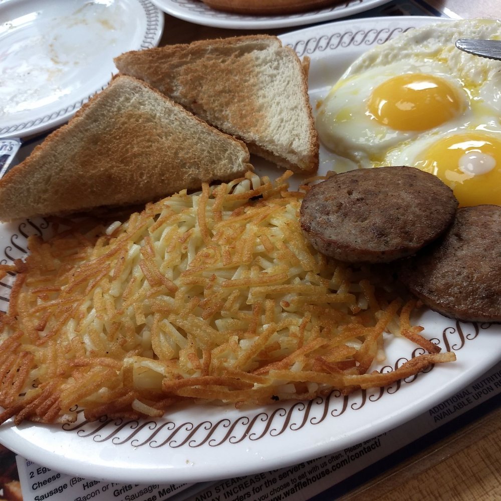 Waffle House - all star w/ sausage and browns - Diners Near Me - Mooresville, North Carolina Waffle House - all star w/ sausage and browns - Diners Near Me - Mooresville, North Carolina