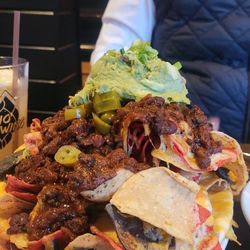 Foreside Tavern & Side Bar - Famous nachos full sized added beef chili