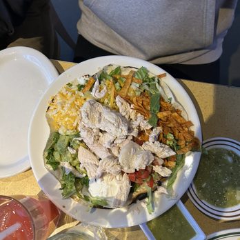 Loco Lizard Cantina - BOILED chicken on taco salad?? - Mexican Near Me - Park City, Utah