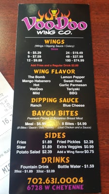 Menu photo 8 VooDoo Wing Las Vegas, NV Menu photo 8 VooDoo Wing Las Vegas, NV