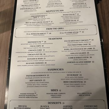 Nine Fine Irishmen - Menu 10/26/25 - Venues & Event Spaces Near Me - Las Vegas, Nevada Nine Fine Irishmen - Menu 10/26/25 - Venues & Event Spaces Near Me - Las Vegas, Nevada