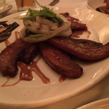 Metropolitan Grill - Caramel Bacon.  DAMN GOOD !! - American Near Me - Seattle, Washington