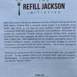 Refill Cafe - About the Refill Jackson Initiative