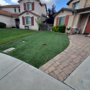 Turf Revive - 11 year old, matted down turf with weeds - Artificial Turf Near Me Turf Revive - 11 year old, matted down turf with weeds - Artificial Turf Near Me