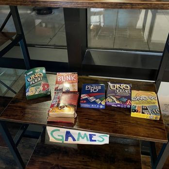 Kokee Tea - Canton - Games bookshelf - Coffee & Tea Near Me - Baltimore, Maryland