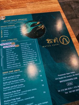 Menu photo 4 Matsu Sushi Dresher, PA