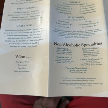 Off the Hook - Menu - Lounges Near Me - Kapolei, Hawaii