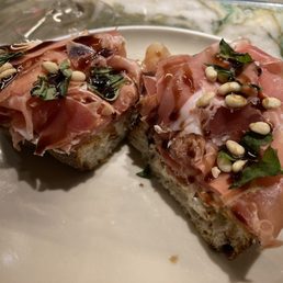 Prosciutto toast