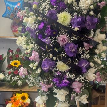Rubi's Flower Shop - This was the beautiful spray that was made for my aunt's funeral service. - Florists Near Me - Compton, California Rubi's Flower Shop - This was the beautiful spray that was made for my aunt's funeral service. - Florists Near Me - Compton, California