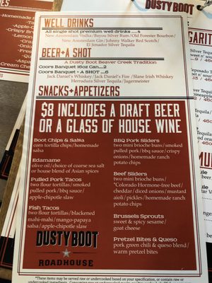 Menu photo 6 Dusty Boot Roadhouse Avon, CO