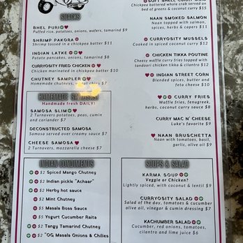 Curryosity - Menu - Indian Near Me - San Diego, California Curryosity - Menu - Indian Near Me - San Diego, California