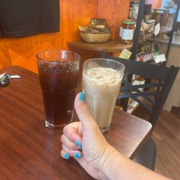 Cold brew and iced chai Cold brew and iced chai