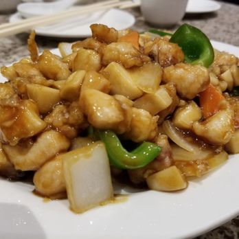 Chinese Dumpling House - Chicken stir fry with king mushrooms - Chinese Near Me - Markham, Ontario