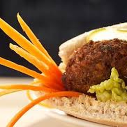 The Green Panther: Falafel Sandwich (Vegan Organic)