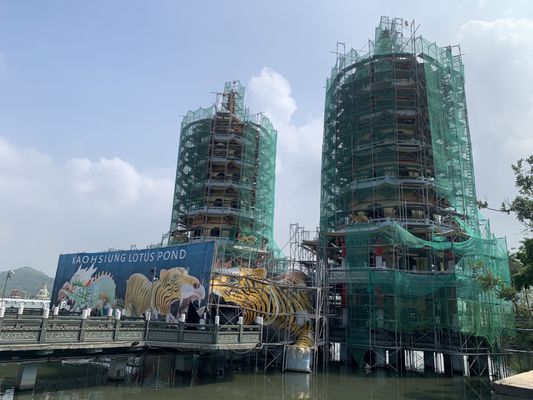 Dragon and Tiger Pagodas by null