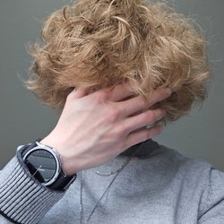 Marie's Hair Design at Salon Lofts in Heathrow - This is an organic perm on a young man vey natural