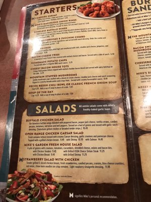 Menu photo 1 Montana Mike's Steakhouse Edinburgh, IN