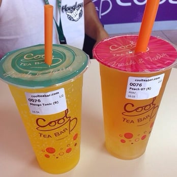 Cool Tea Bar - Mango Tonic & Peach green tea. - Bubble Tea Near Me - Sacramento, California Cool Tea Bar - Mango Tonic & Peach green tea. - Bubble Tea Near Me - Sacramento, California