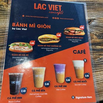 Lac Viet Concepts - Menú 1 Banh mi - Vietnamese Near Me - Westminster, California Lac Viet Concepts - Menú 1 Banh mi - Vietnamese Near Me - Westminster, California
