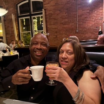 Old Original Bookbinders - Me and my beautiful wife enjoying my 54th birthday - Seafood Near Me - Richmond, Virginia